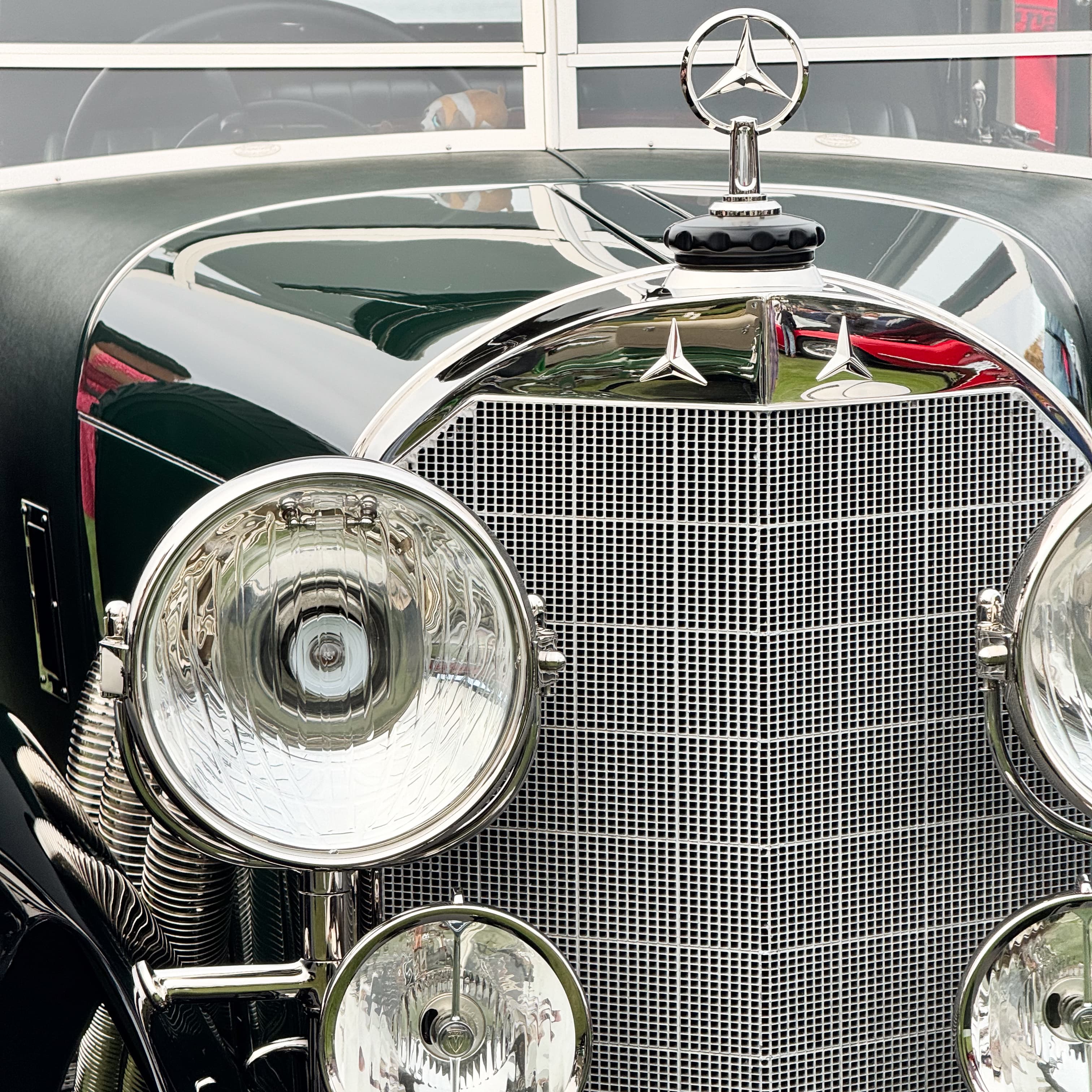 Mercedes-Benz 300SL grille detail — defense-grade documentation
